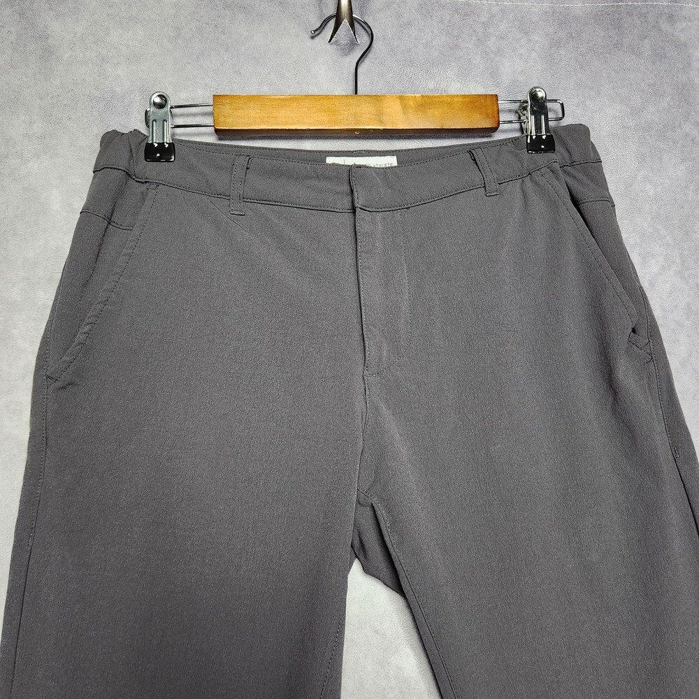 Tailored Athlete Mens Everyday Tech Trouser Dark Gray Elastic Waist Pants Size M
